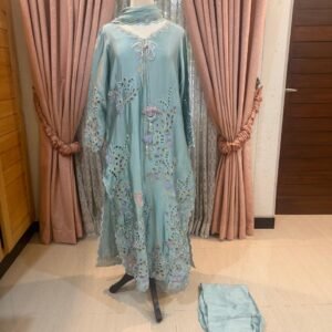 ICE BLUE KAFTAN SHIRT